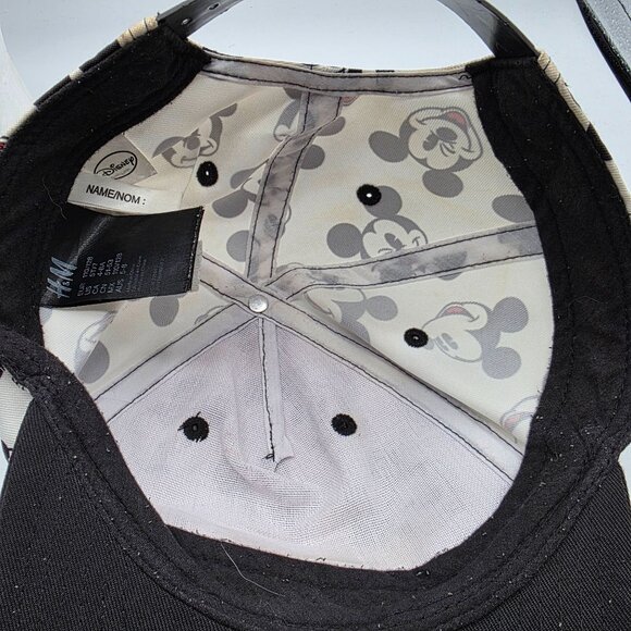 H&M x Disney Kids Adjustable Mickey Mouse Print Snapback Hat Black White Youth - Picture 7 of 9